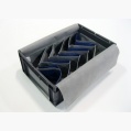 Application-specific bracing / inserts for small containers